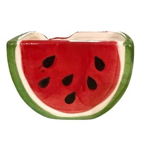 Fruit Shaped Watermelon Ceramic Planter Pot
